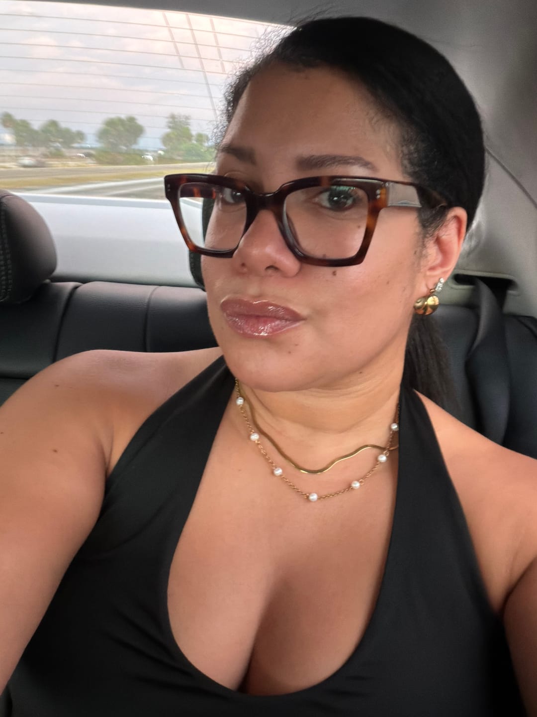 Customer photo review of Bahama Bold Earrings (Bundle)