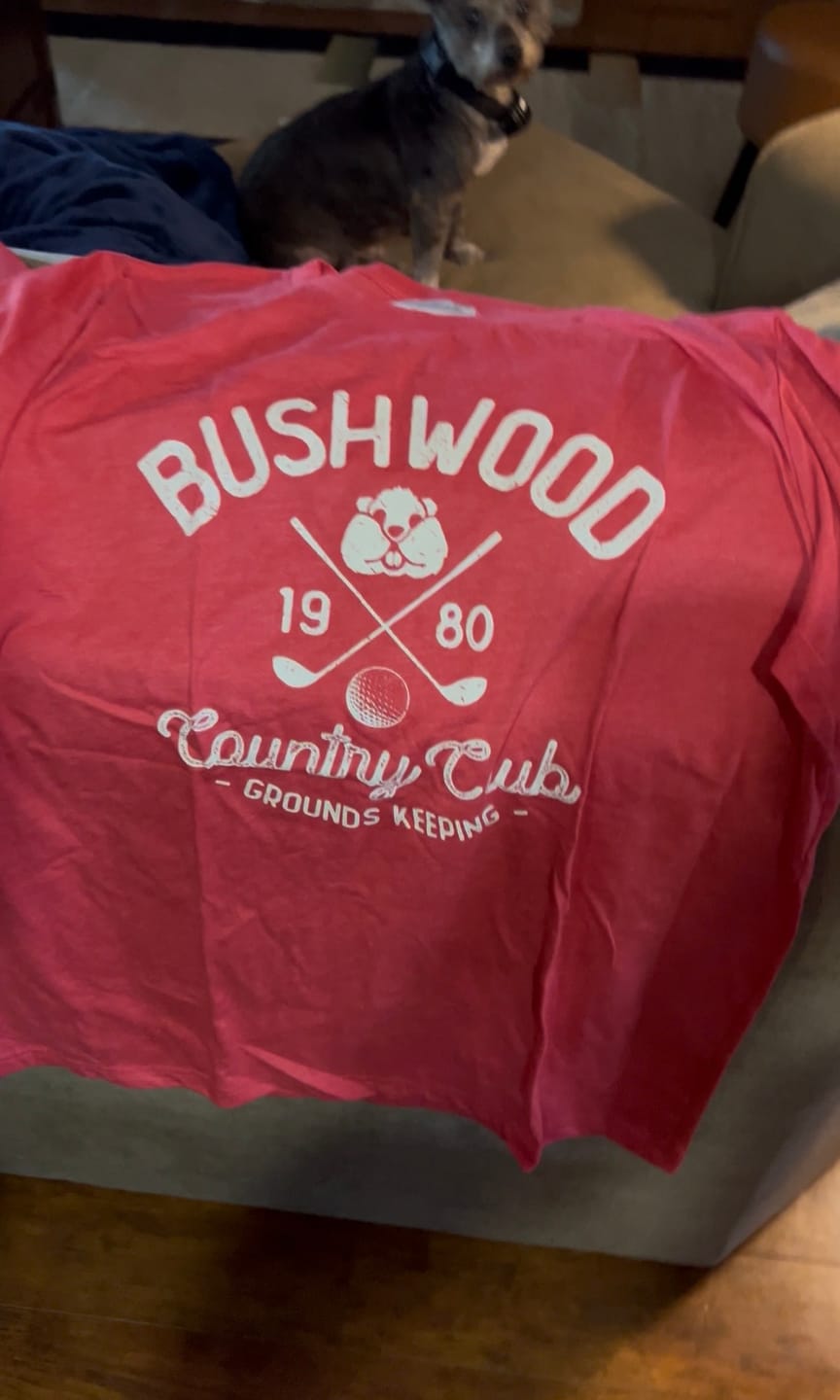 Customer photo review of Bushwood Country Club Men's/Unisex Super Soft Tee