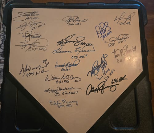 Customer photo review of Alex Rodriguez Autograph Signing