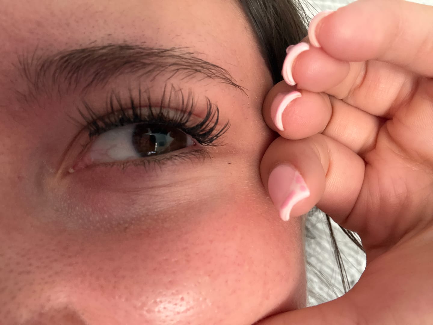Customer photo review of DIY Wimpernkleber (schwarz) & Top-Coat