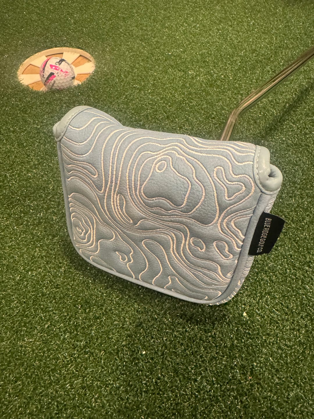 Customer photo review of Topographic Edition - Carolina Blue / Embroidered Pure White