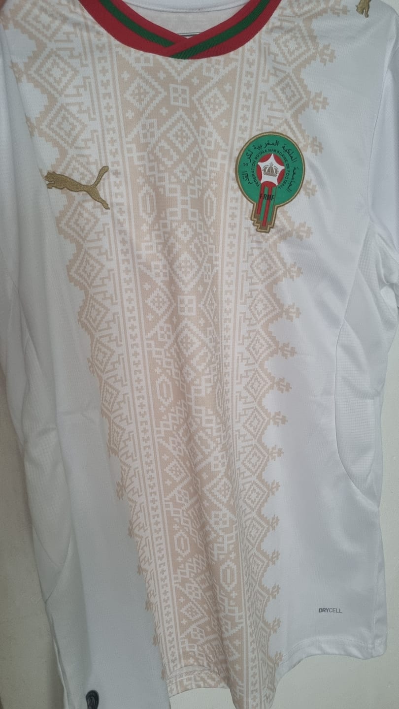 Customer photo review of Maillot Maroc extérieur 2026