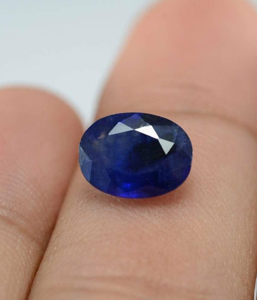 Customer photo review of RudraGram Blue Sapphire Stone - 100% Natural & Certified