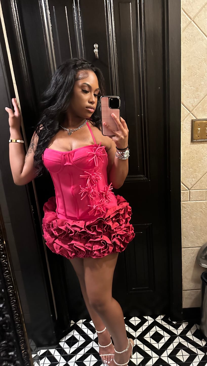 Customer photo review of Pink Goddess Skirt Set (Restocking, Ships Monday)