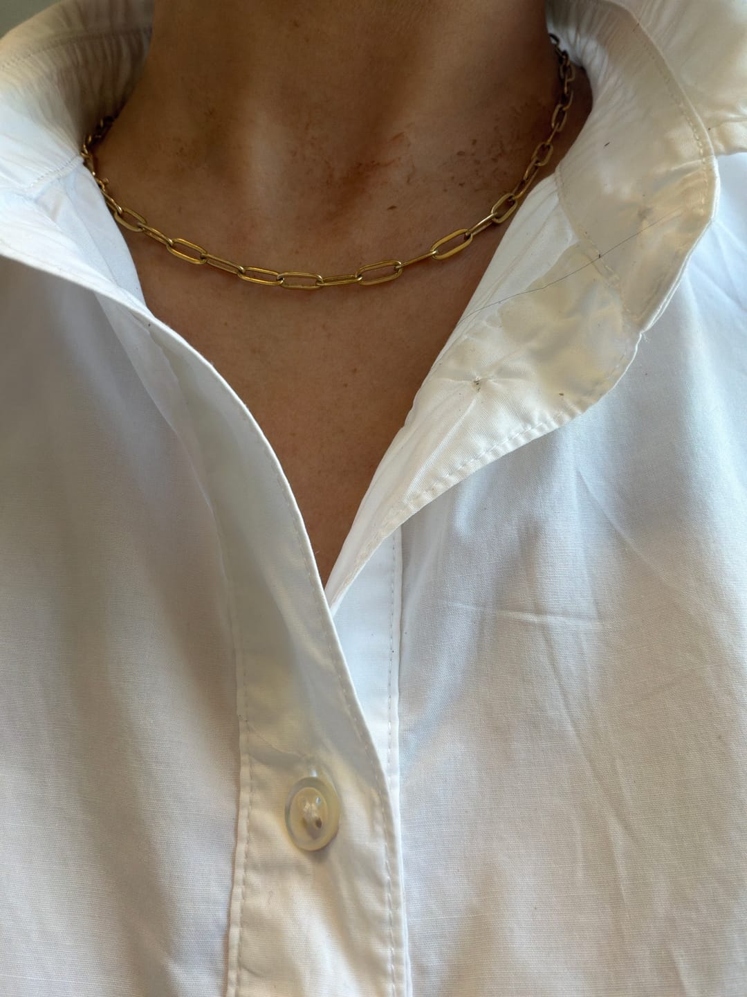 Customer photo review of Double Beaded Necklace