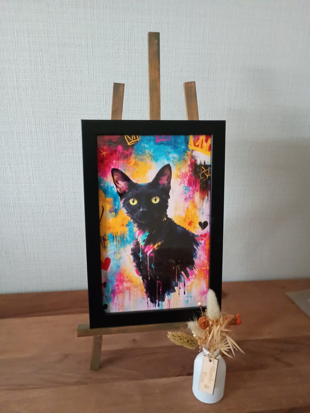 Customer photo review of Graffiti - Gepersonaliseerde Poster