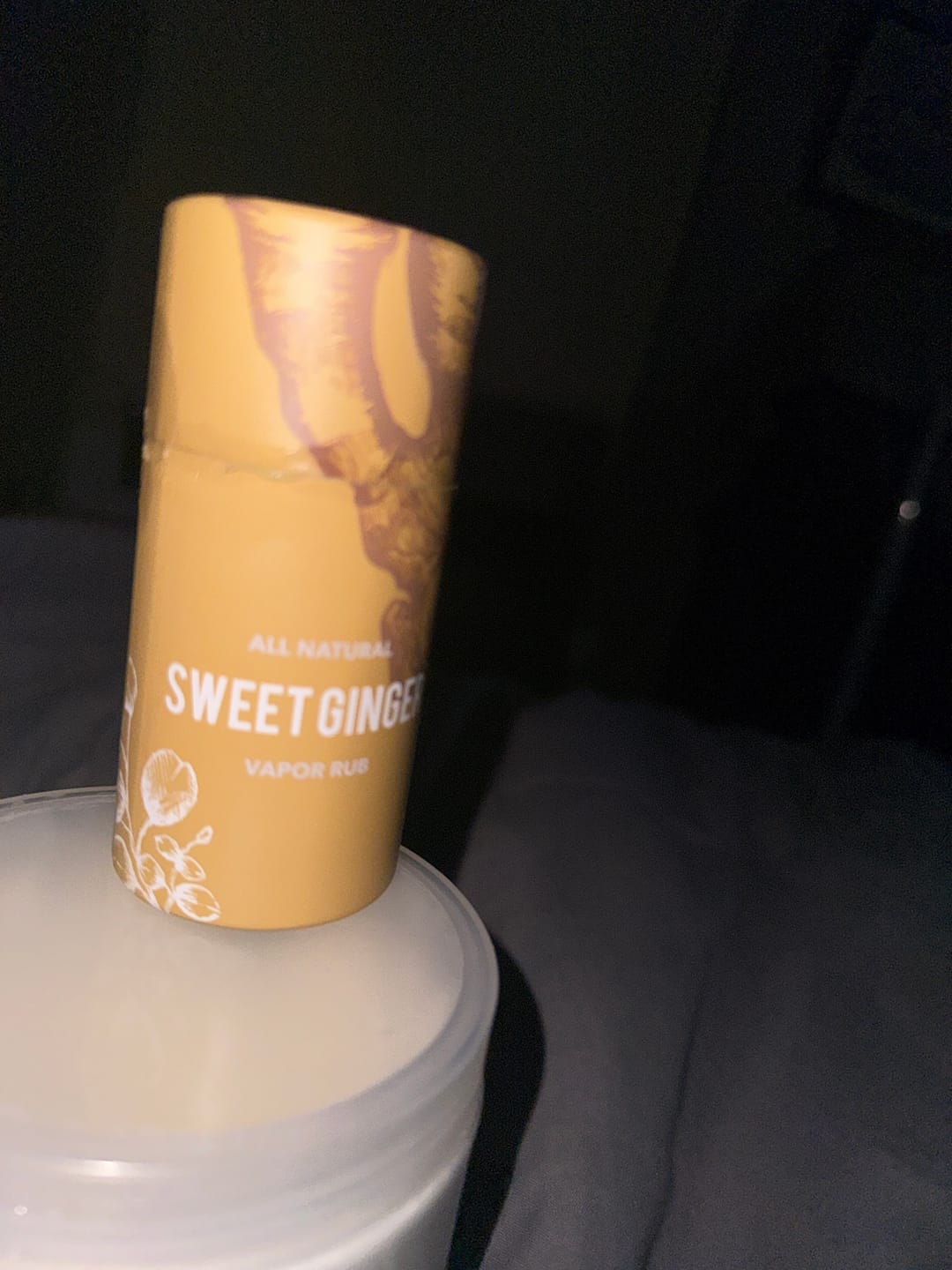 Customer photo review of Sweet Ginger Vapor Rub Stick