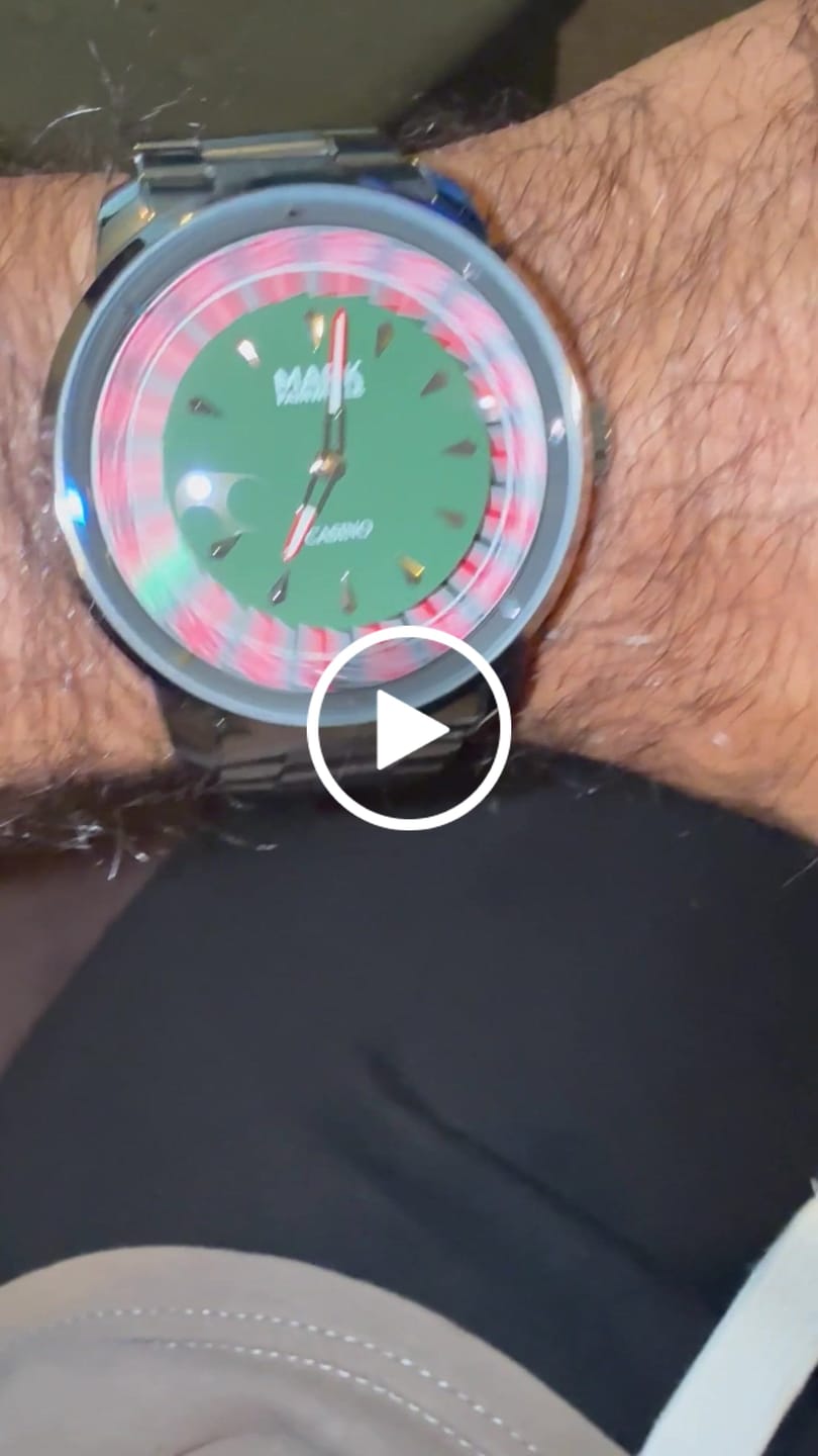 Customer video review of Mark Fairwhale FW-5031 ROULEX Casino Watch – Luxury Roulette Timepiece