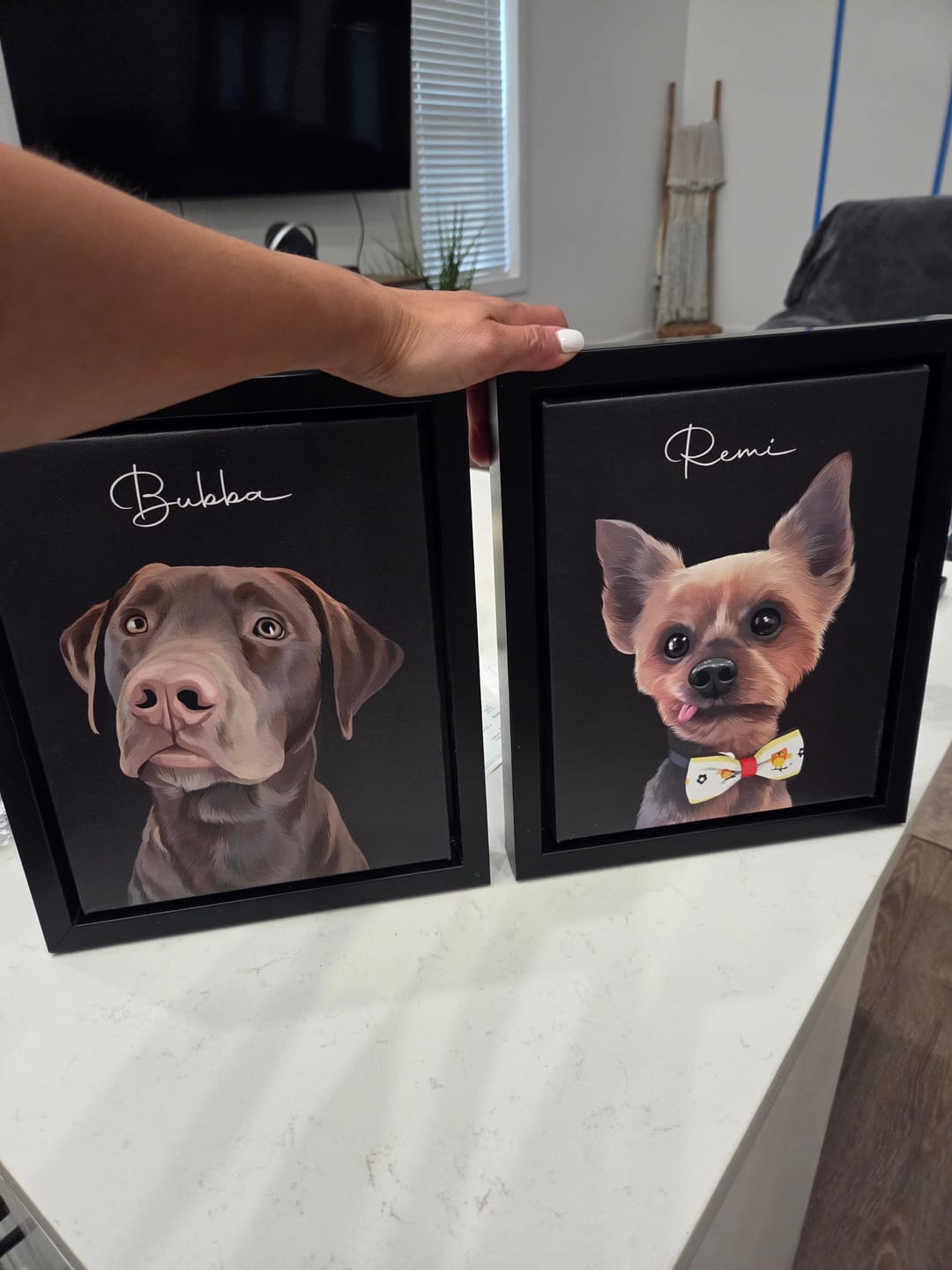 Customer photo review of Pet Art Canvas Wrap