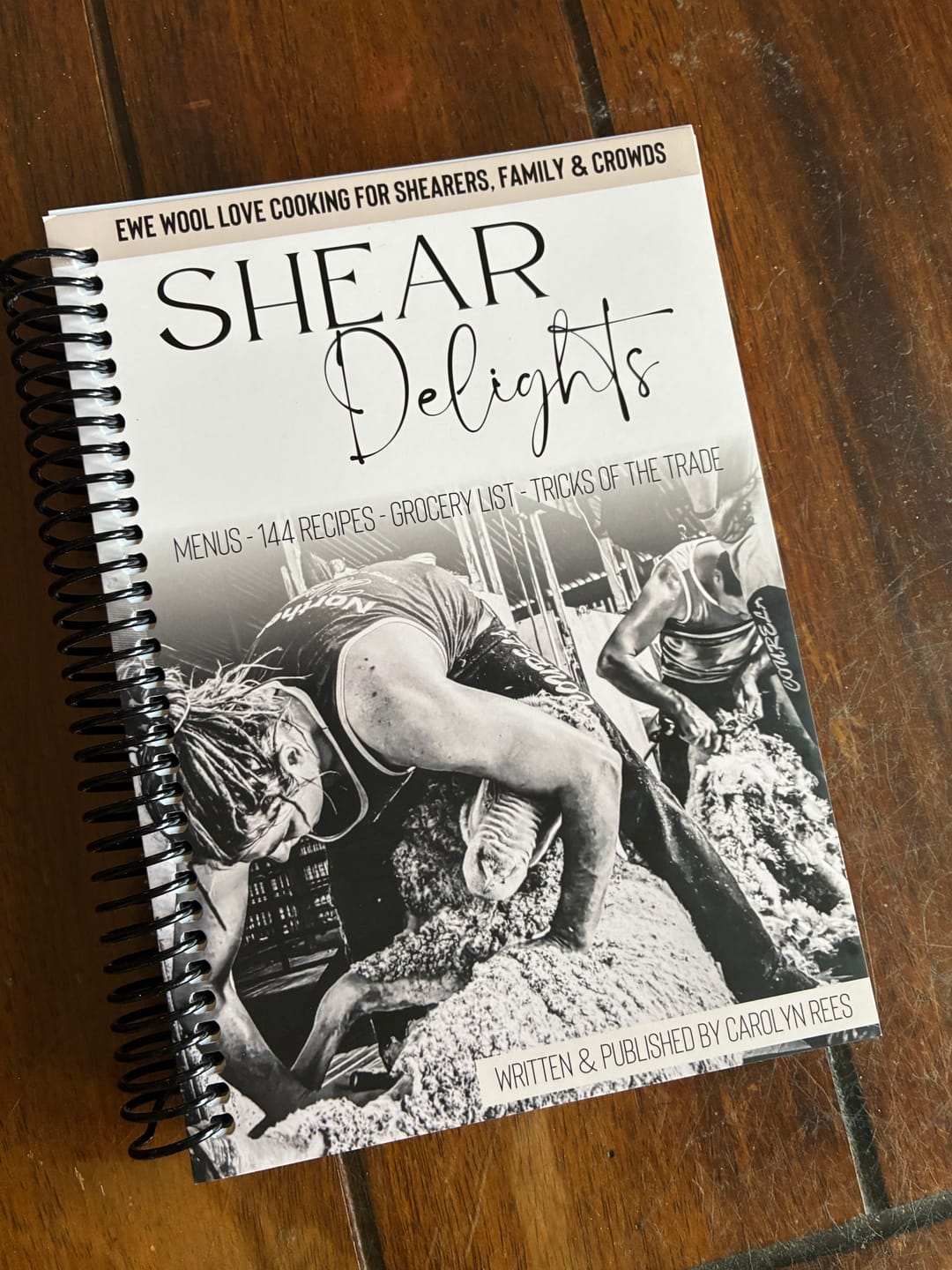 Customer photo review of A5 Shear Delights Cookbook