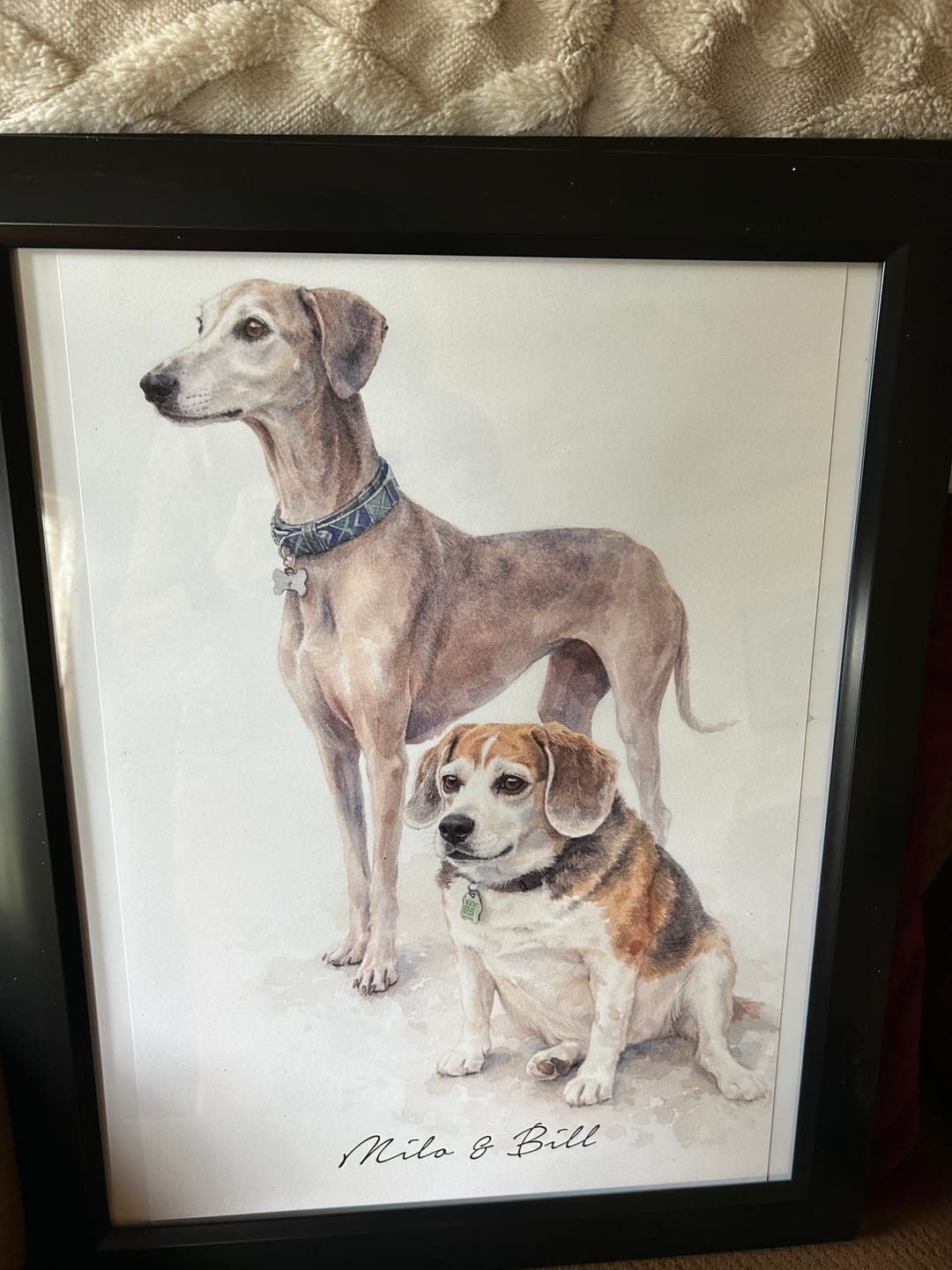 Customer photo review of Water colors - Personalized Poster