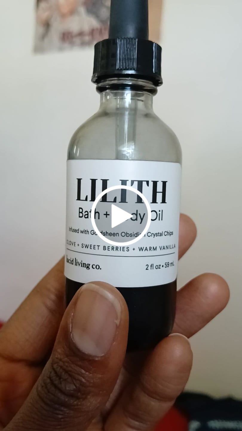 Customer video review of LILITH Bath & Body Oil