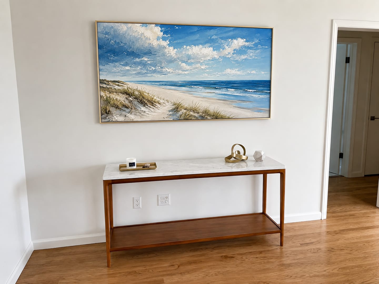 Customer photo review of "Breezy Shoreline" – Impressionist Coastal Beach Landscape Painting