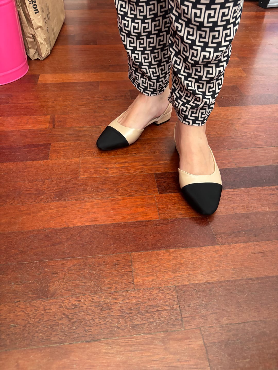 Customer photo review of Elena Comfort Flat Sandals