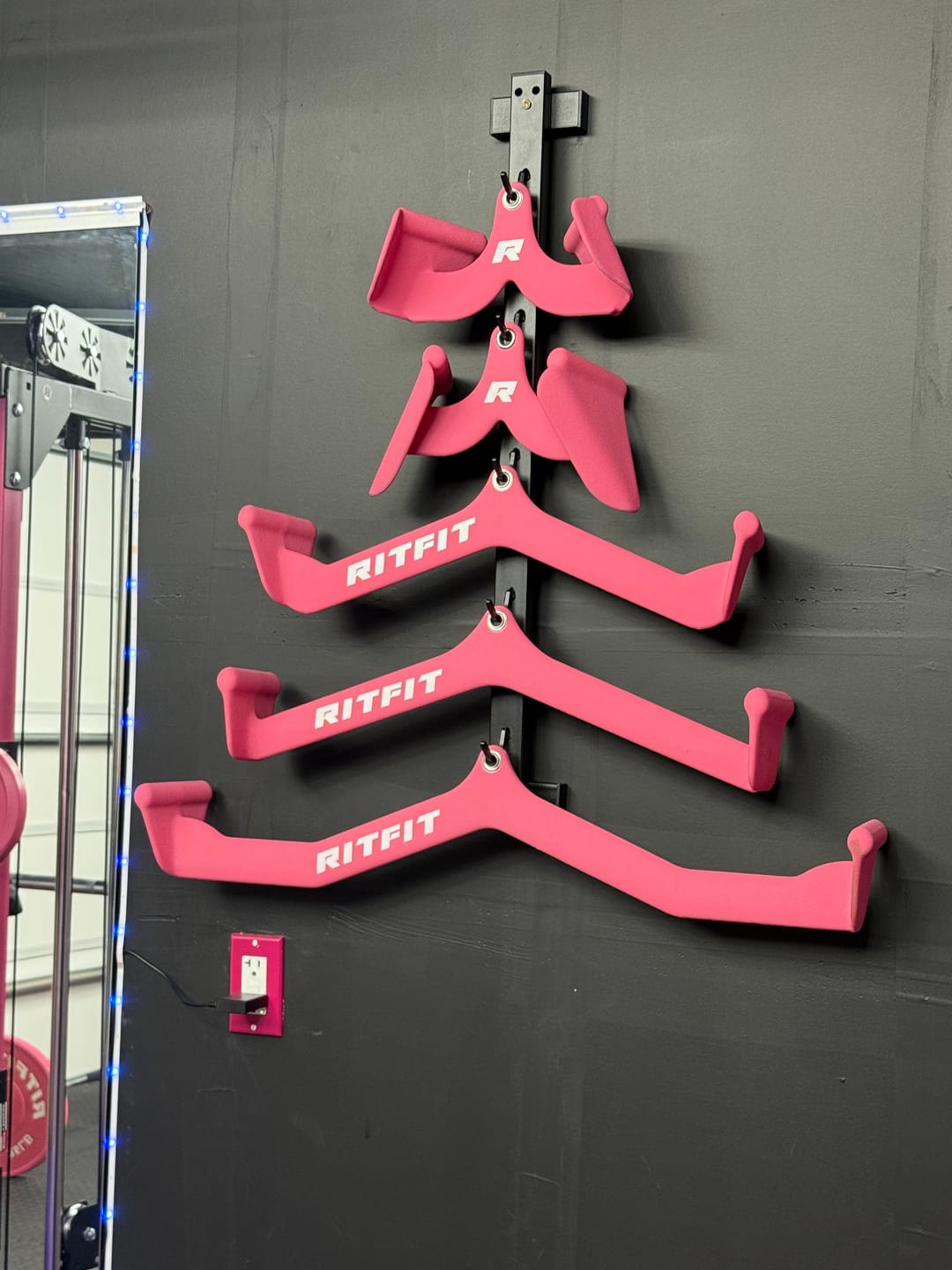 Customer photo review of RitFit 5pcs Lat Pulldown Bar Combo