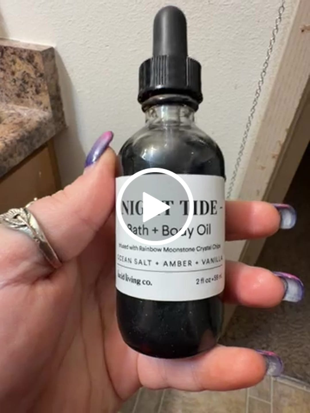 Customer video review of Limited Edition Night Tide Body Oil