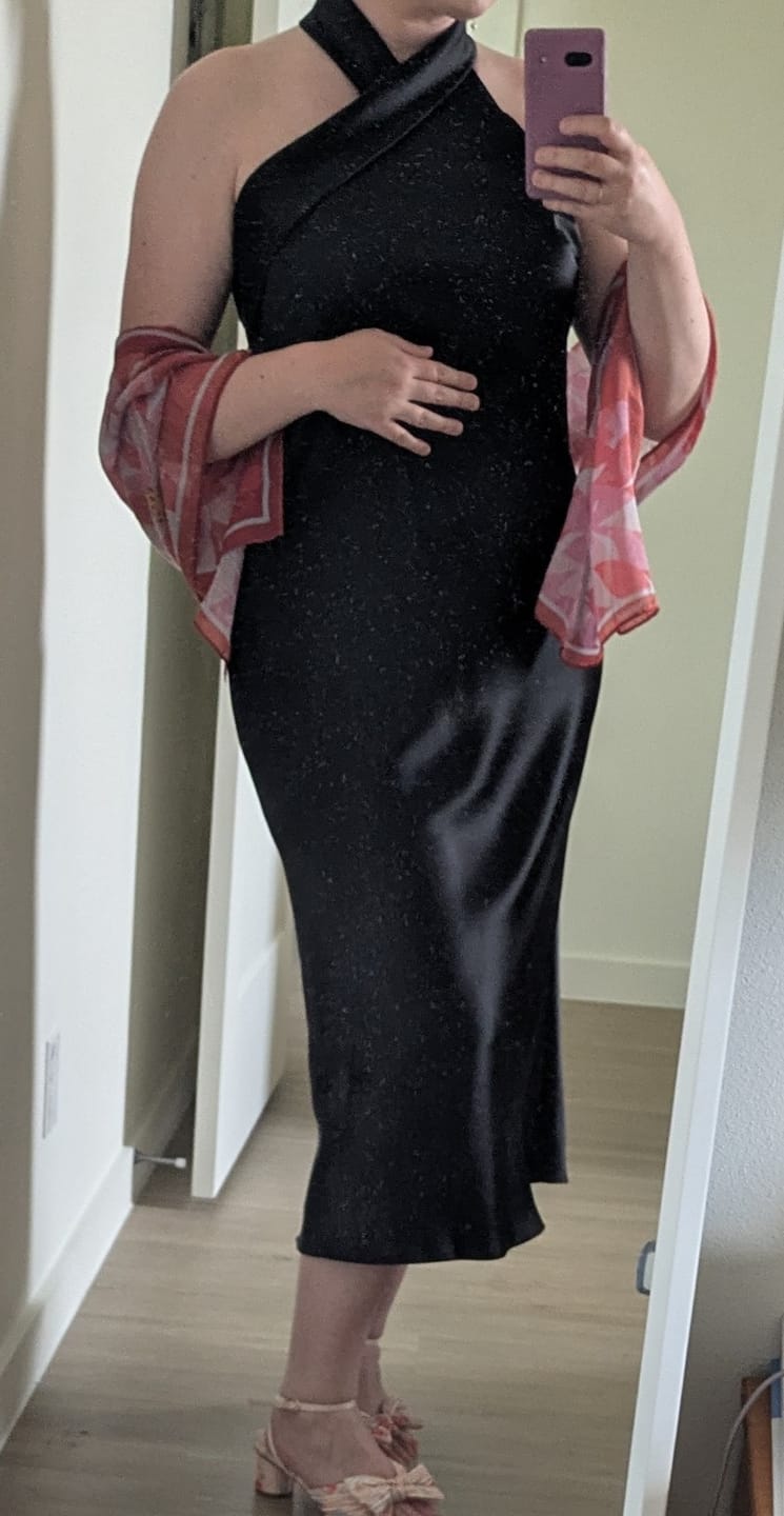 Customer photo review of Crimson All-Season Scarf