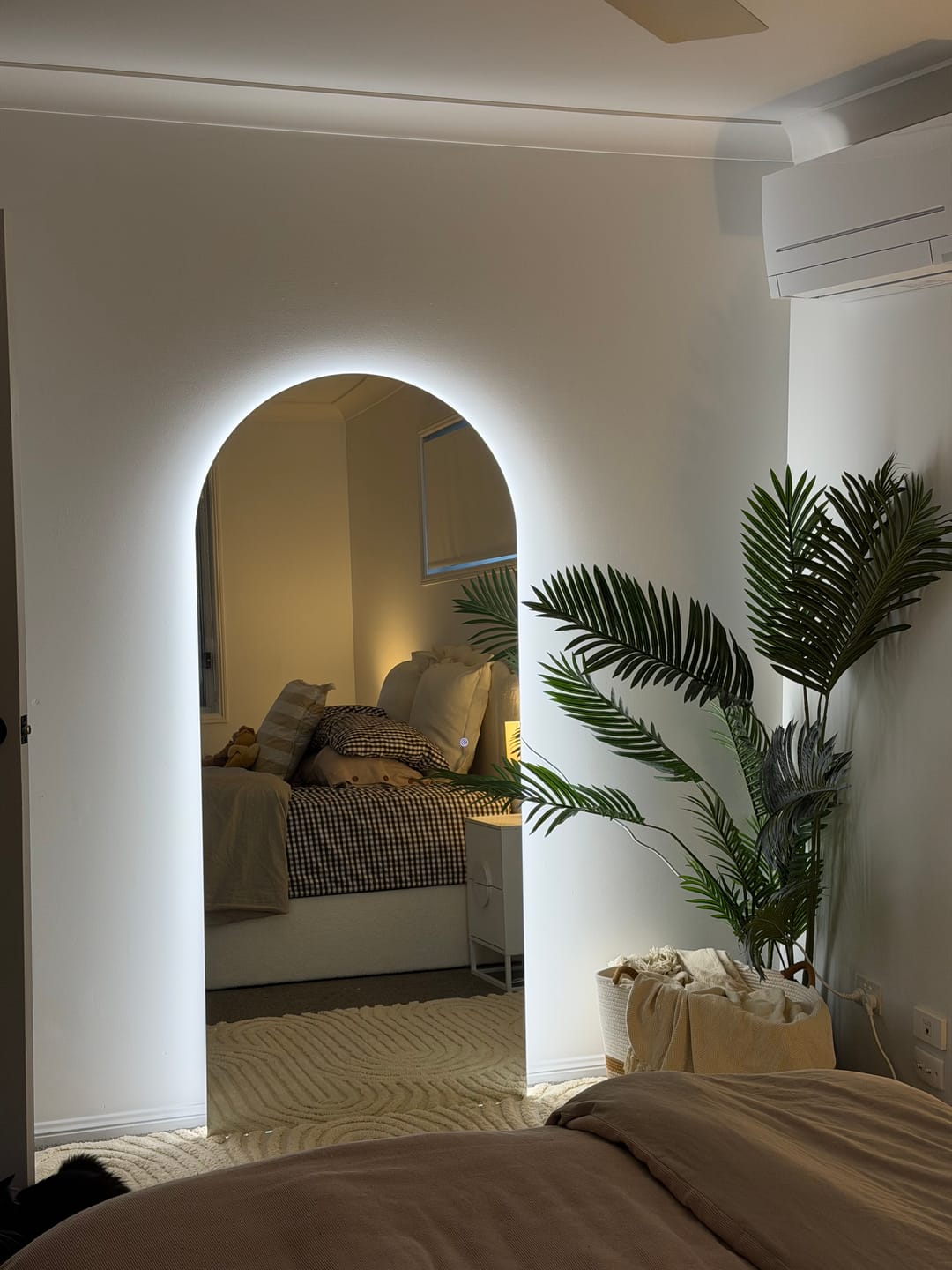Customer photo review of Arch Back-Lit Full Length LED Mirror | 1800 x 800 (Pre-order for late August)