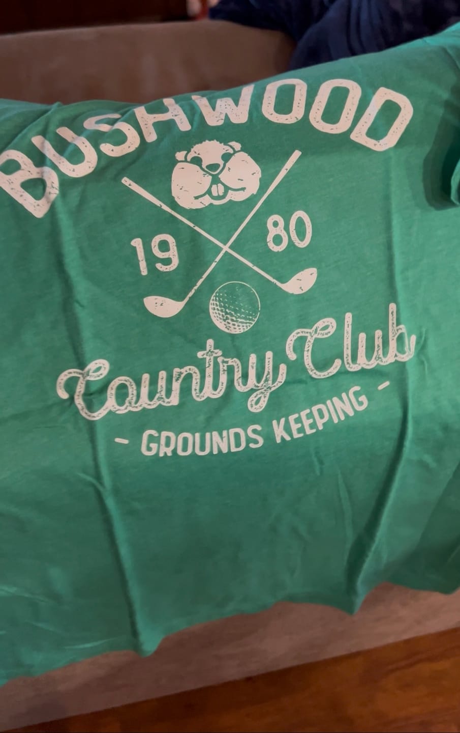 Customer photo review of Bushwood Country Club Men's/Unisex Super Soft Tee
