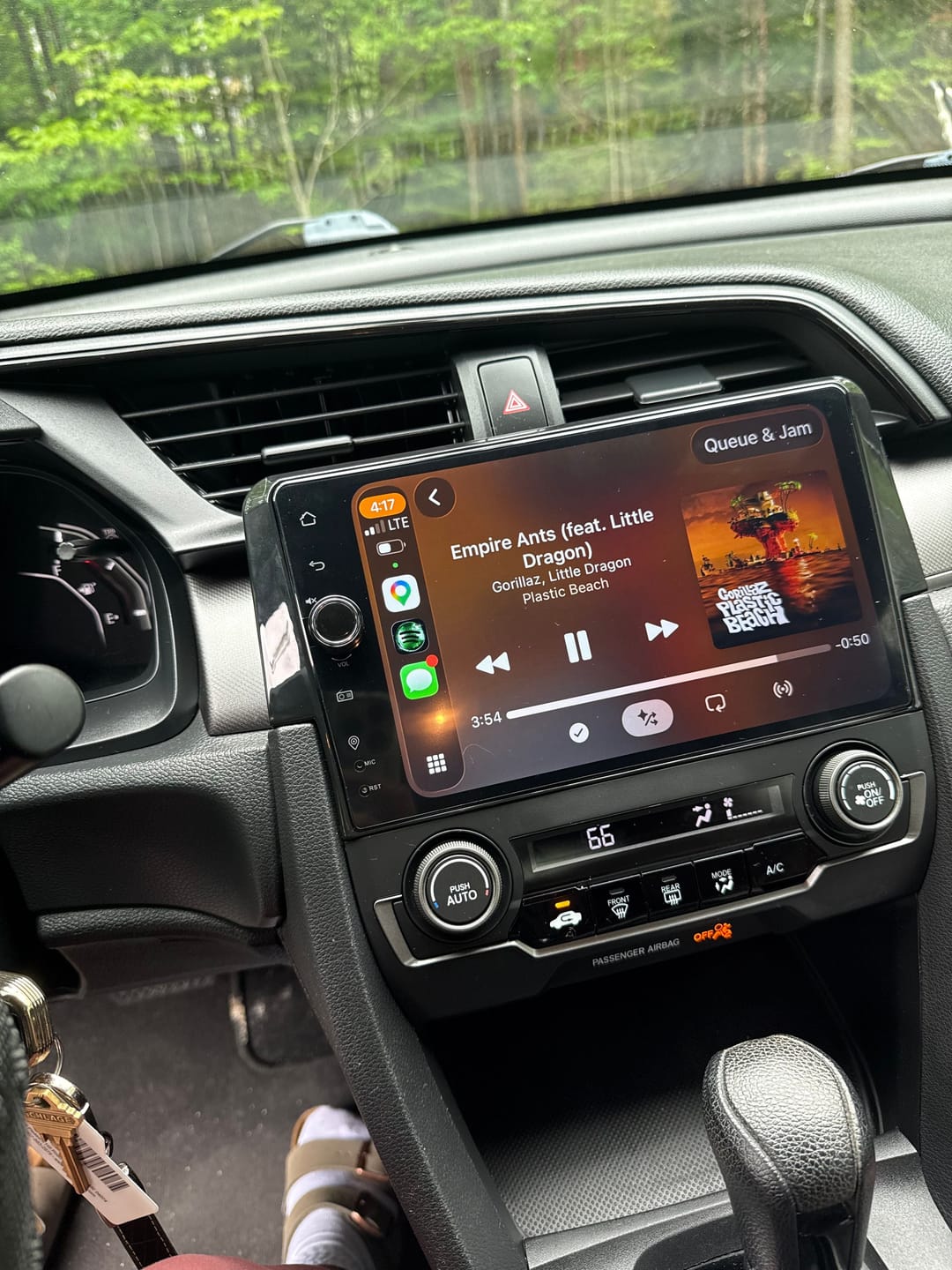 Customer photo review of Honda Civic 2016-2021 — Premium 9” CarPlay & Android Auto Head Unit