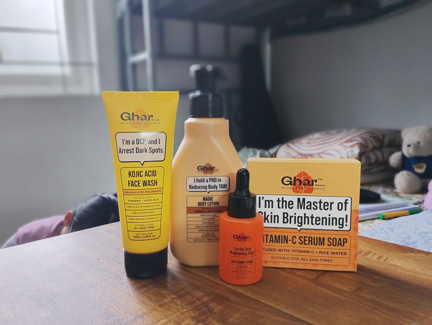 Customer photo review of Magic Body Lotion with Saffron and Niacinamide