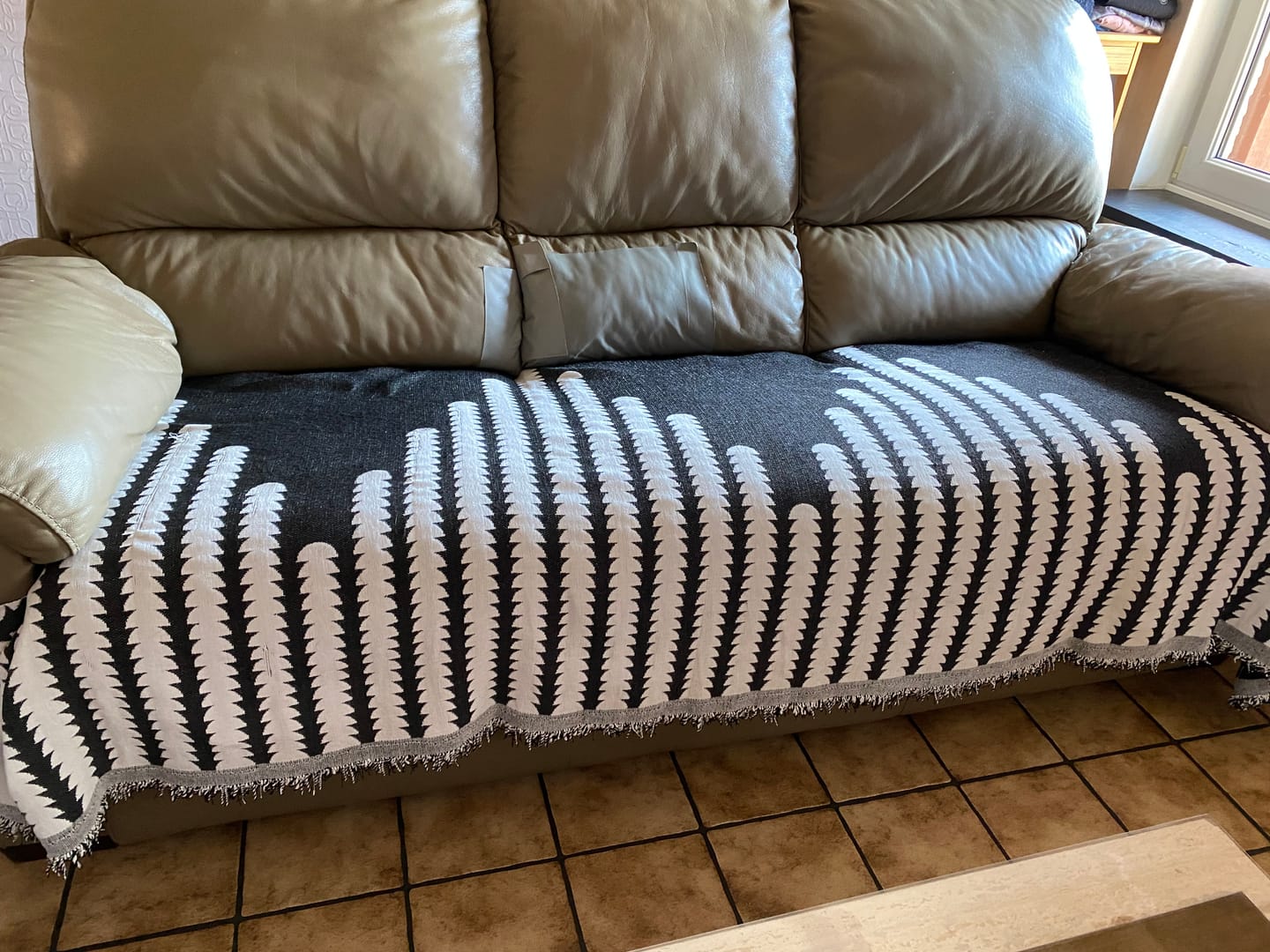 Customer photo review of Sofura - Bankhoes Huisdieren Anti-krab Chenille