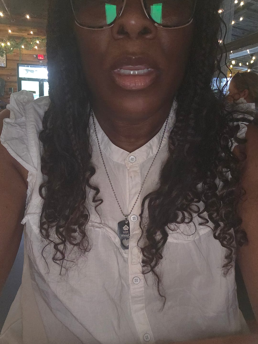 Customer photo review of Wet & Wavy Bulk Hair Extensions for Braiding