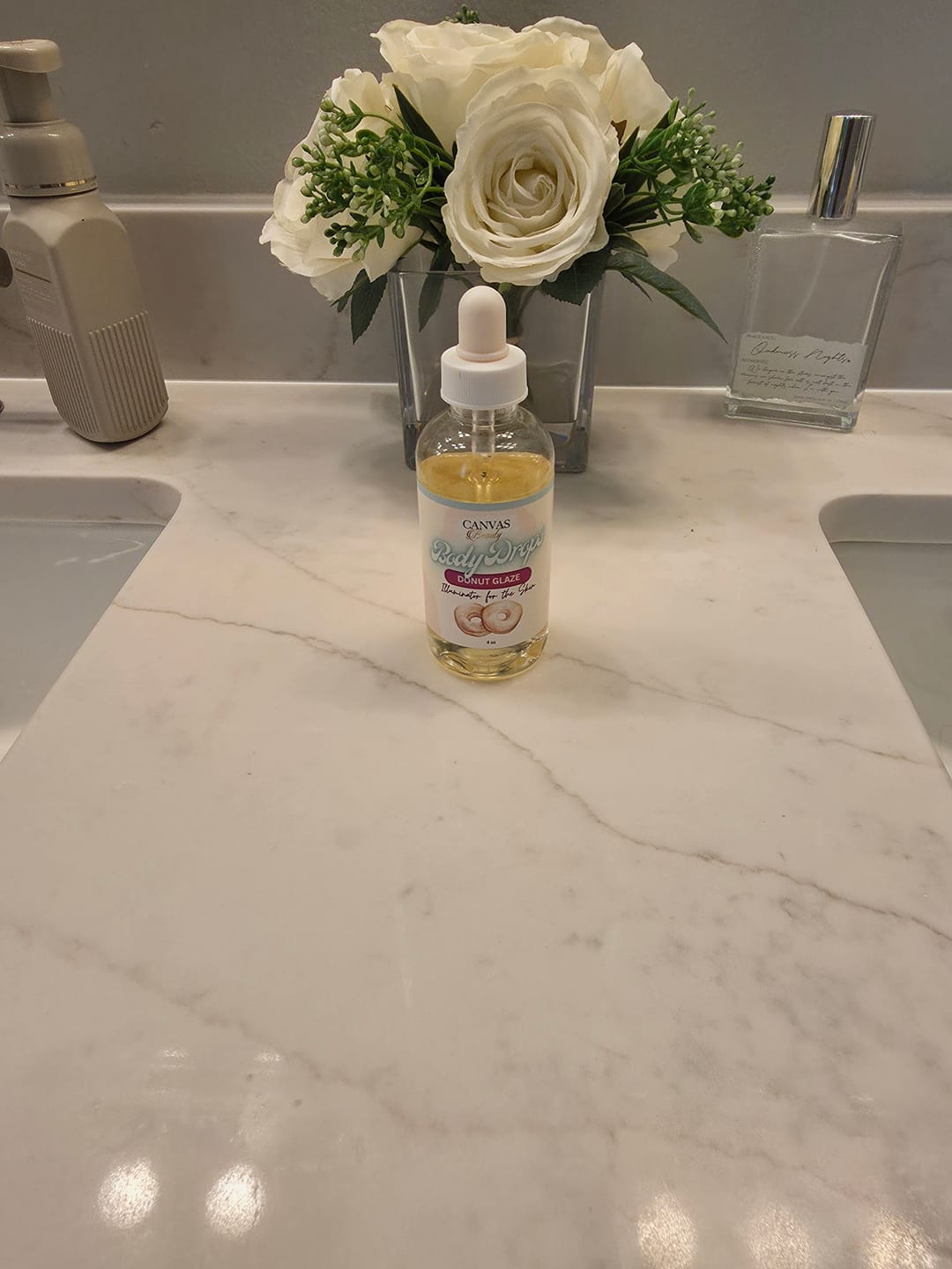 Customer photo review of (NEW) BODY DROPS: GLAZED DONUT