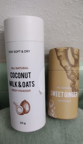 Customer photo review of Sweet Ginger Vapor Rub Stick