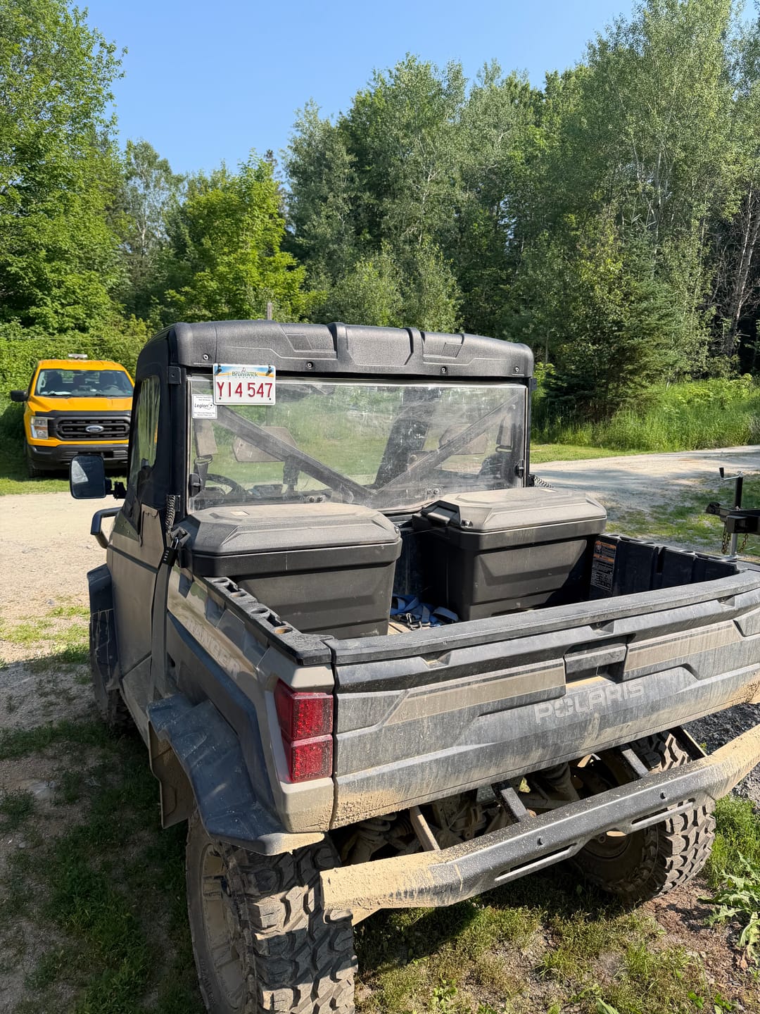 Customer photo review of 45L Storage box / Cargo Box(Left Side) for Polaris Ranger
