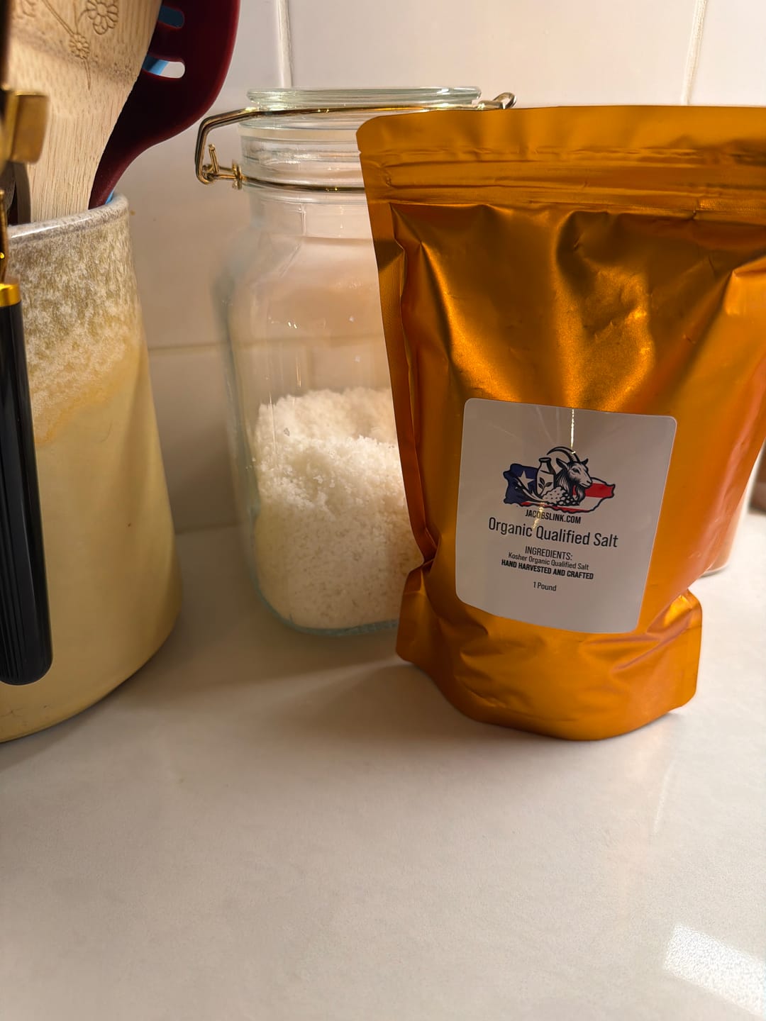 Customer photo review of Hand Harvested / Organic Qualified Salt