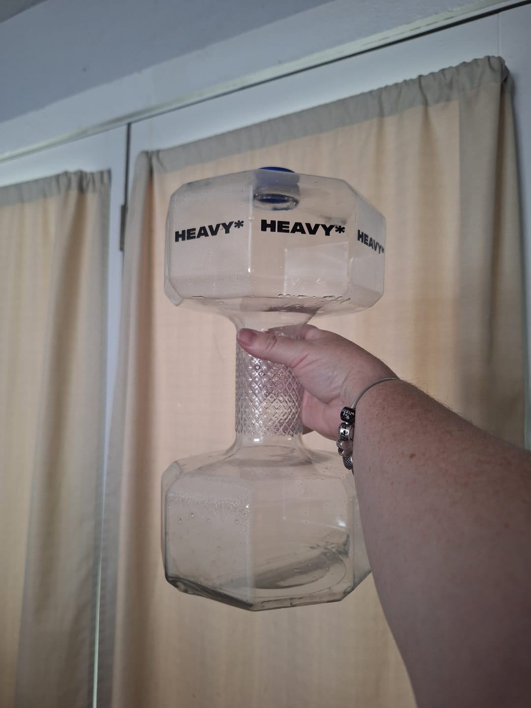 Customer photo review of HEAVY* Dumbbell Bottle