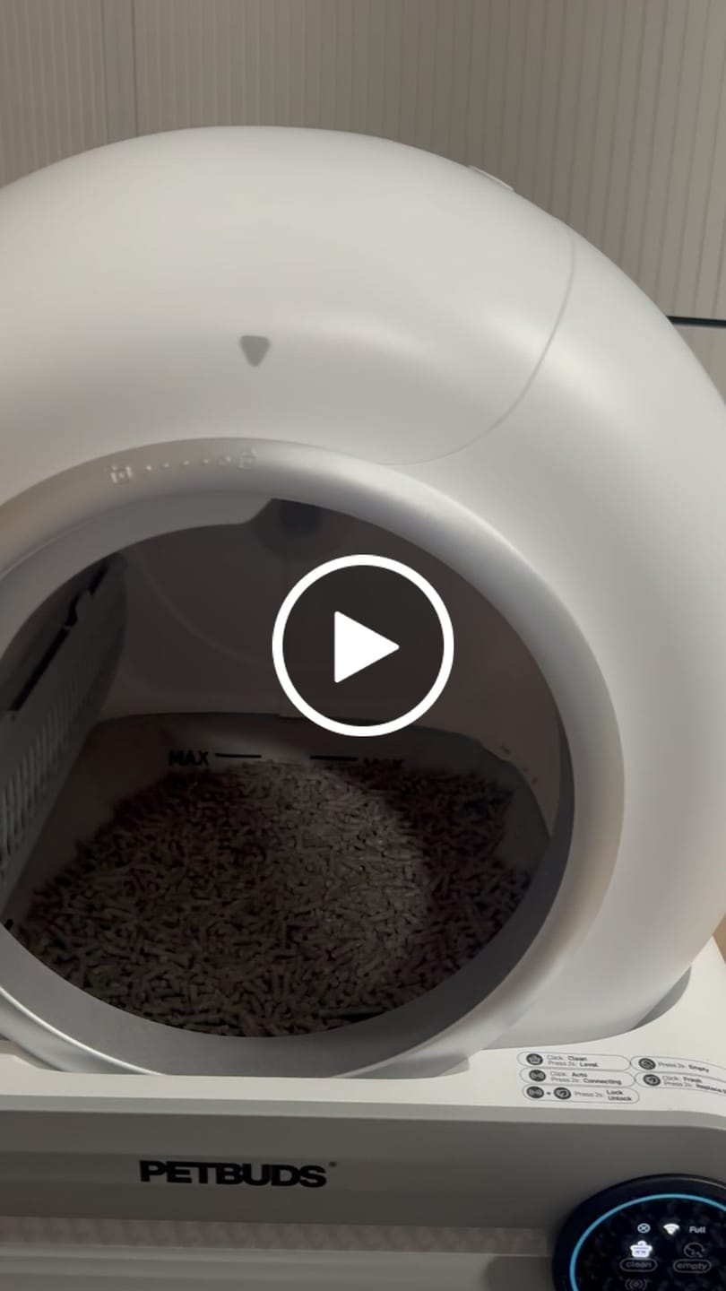 Customer video review of Petbuds™ Pro 2026 Automatic Self-Cleaning Litter Box