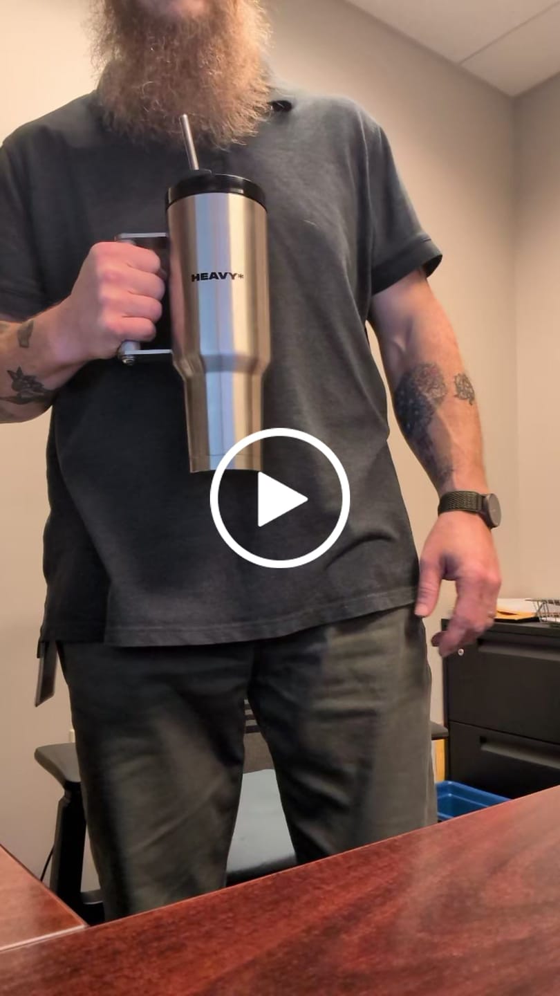 Customer video review of HEAVY* Tumbler