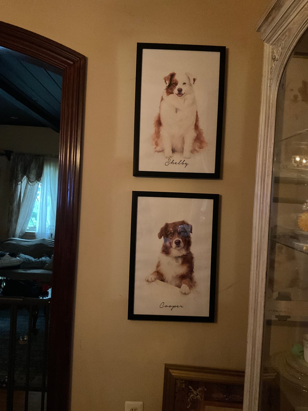 Customer photo review of Water colors - Personalized Poster