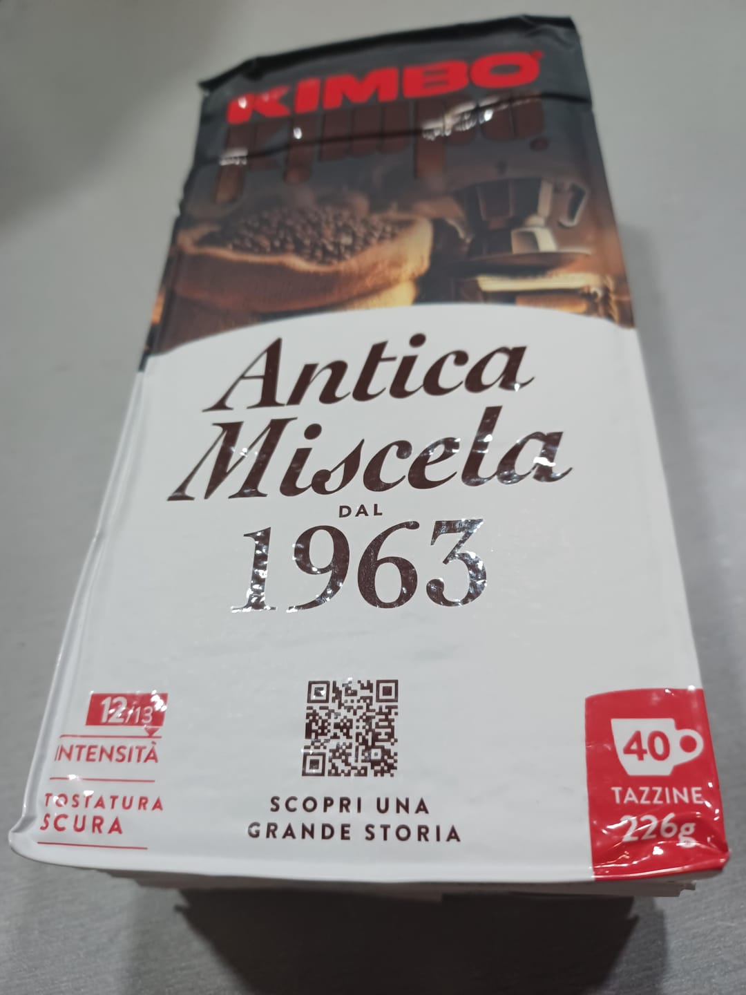 Customer photo review of ANTICA MISCELA 1963 - Ground Coffee 226gr