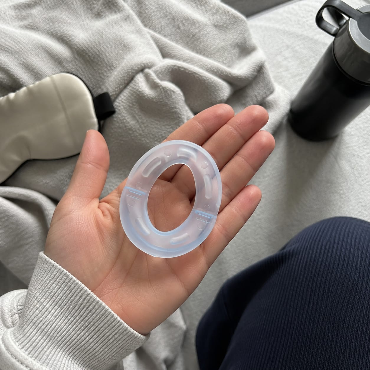 Customer photo review of GlowStep - Silent Anti-Snore Mouth Guard™