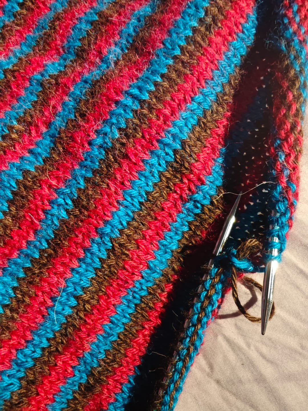 Customer photo review of Baby alpaca DK café chocolate BAGSFN33