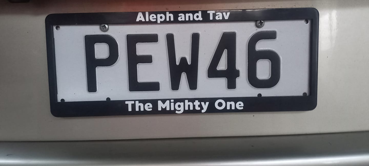 Customer photo review of Custom Plate Frames