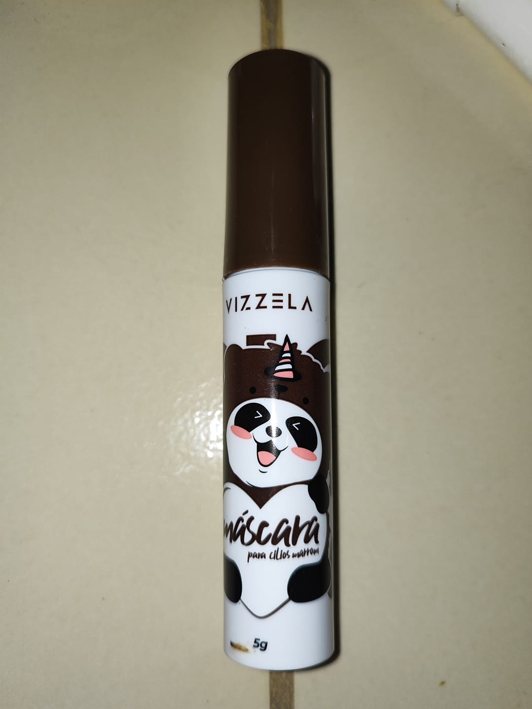 Customer photo review of Máscara Big No Panda Brown Vizzela - Marrom