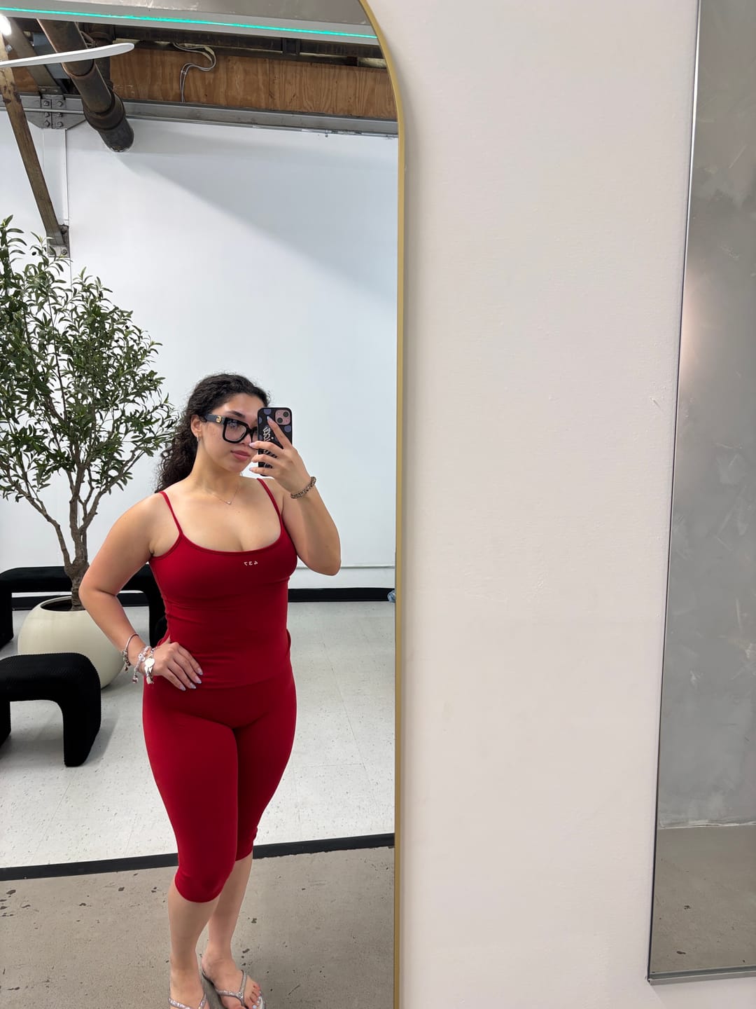 Customer photo review of The Micro Capri Scarlet