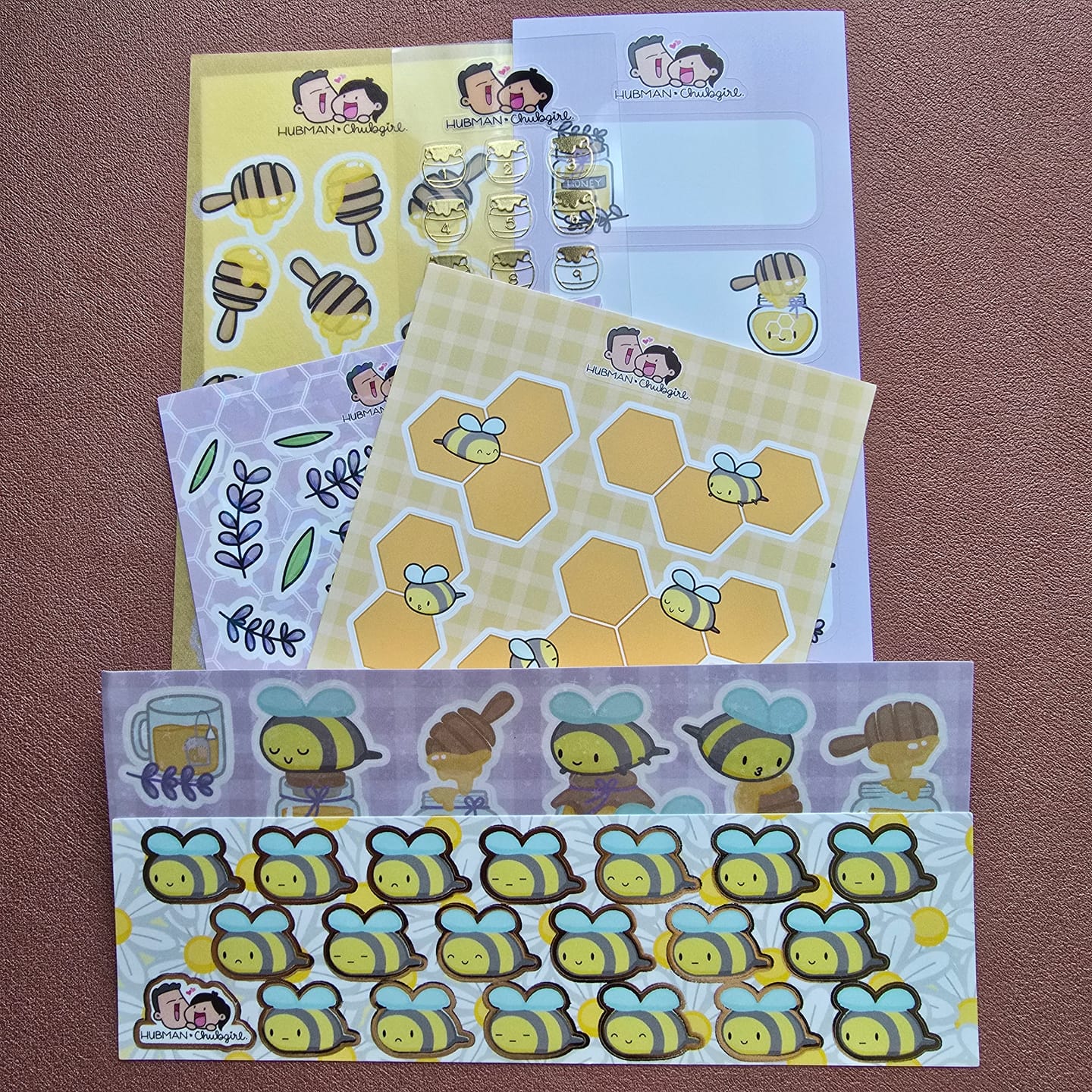 Customer photo review of Honey Lavender Variety Sticker Pack