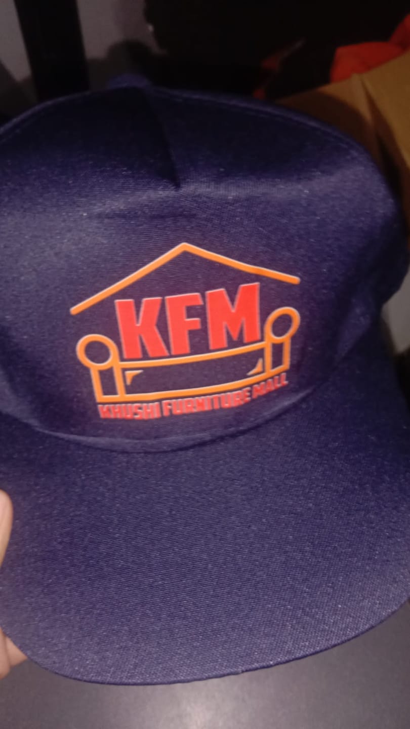 Customer photo review of Customized Caps | Customized With Your Company Logo | PrintMine.in