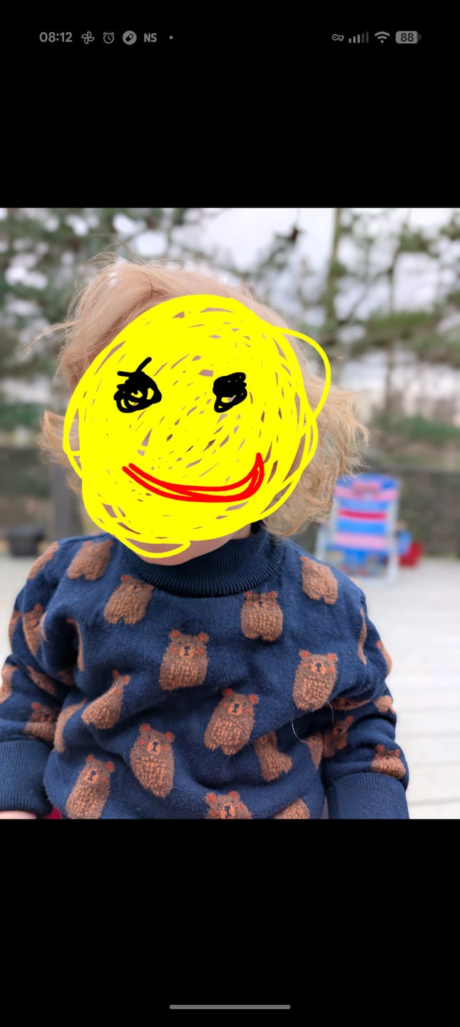 Customer photo review of Teddy Bears Knitted Jumper
