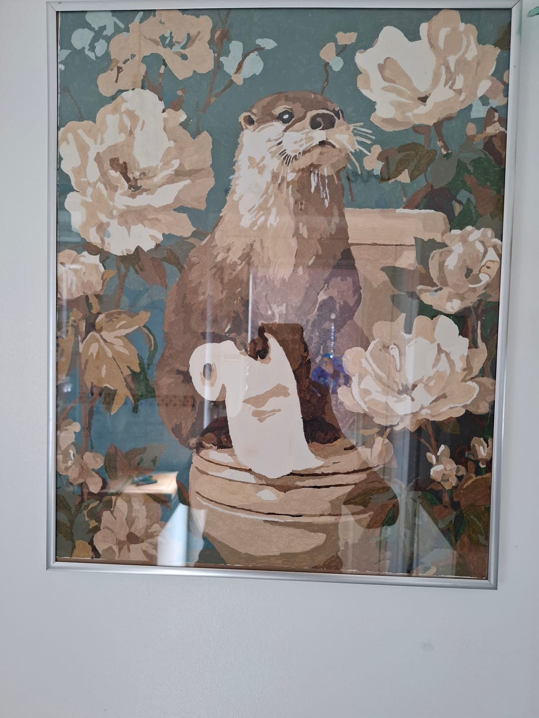 Customer photo review of Otter the helper | Paint by Number