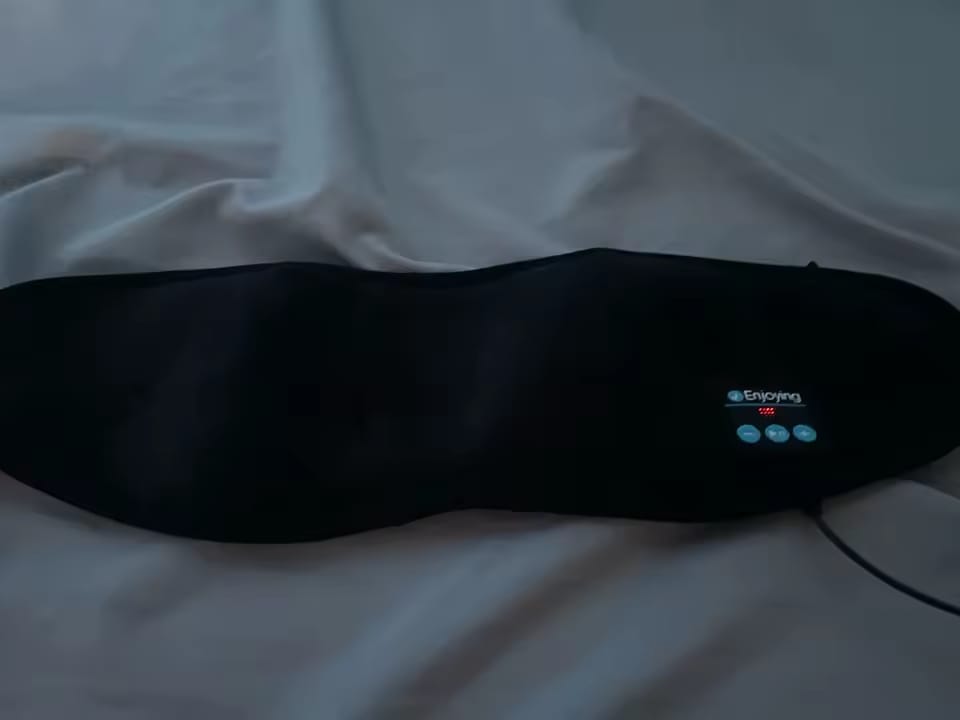 Customer photo review of Antifaz Bluetooth Premium Somnia Sleepmask®