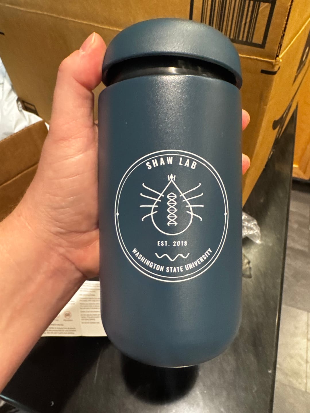 Customer photo review of Carter Move Mug with Splash Guard | 12 oz