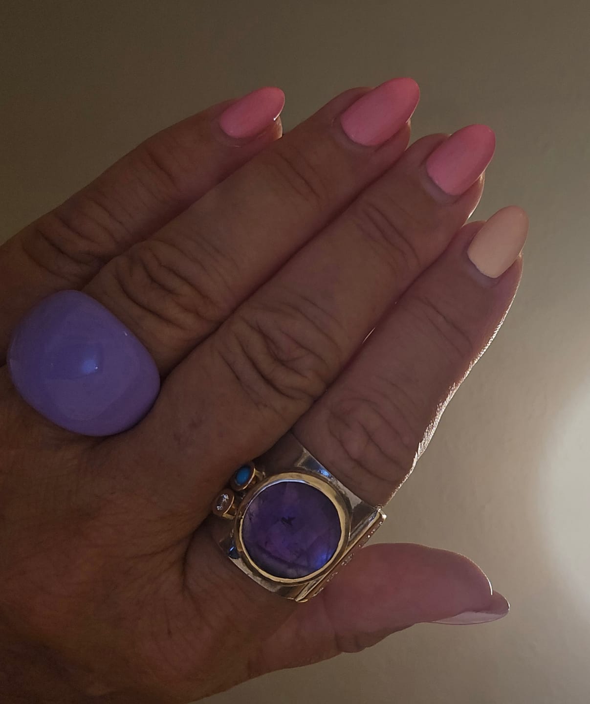 Customer photo review of Lava Drop SS Enamel Ring