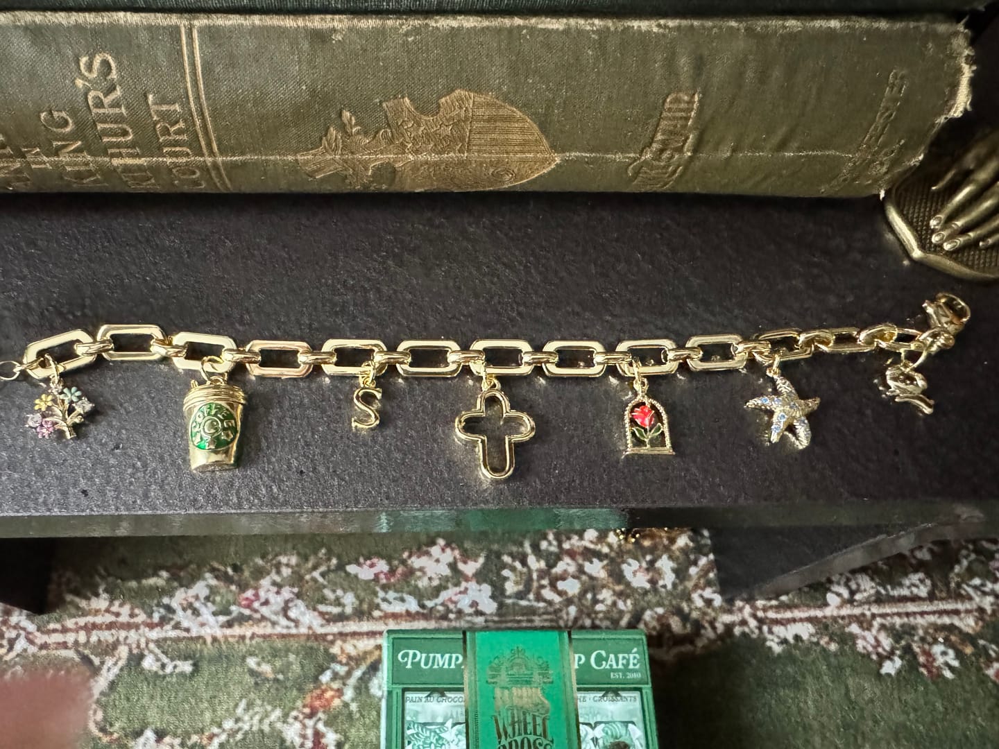 Customer photo review of 7 CHARM Bracelet Bundle-Pick Your Charms TT LIVE (Bracelet or Clips)