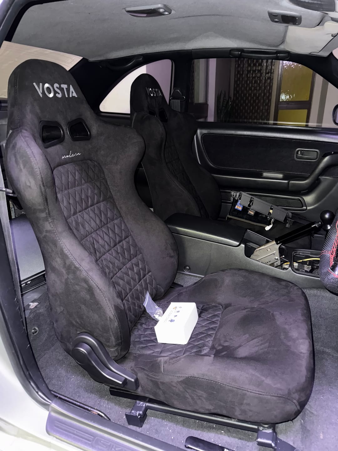 Customer photo review of VOSTA Modena Alcantara Recliner Seat - ADR Approved